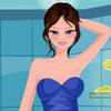 Lady In Blue Dressup