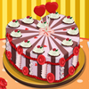 Lovers Anniversary Cake Decor